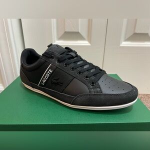 Lacoste Men's Black Suede/Leather Sneakers